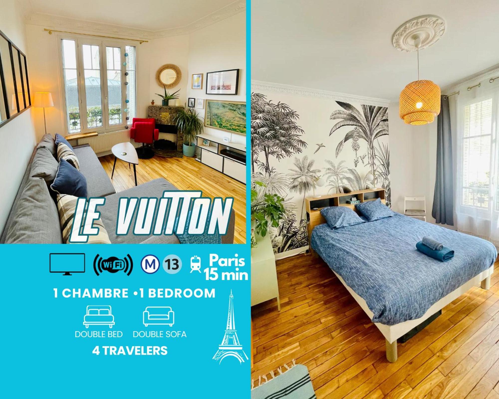Le Vuitton Asnieres - 2 Pieces A 15 Min De Paris Apartment Екстериор снимка